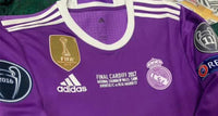 Maillot avec Patch Real Madrid Rétro II 16/17 - Violet