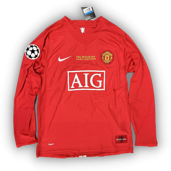 Maillot Manches longues Manchester United 2007/2008 - Rouge