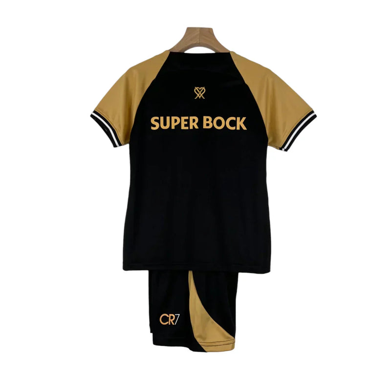 Trousse pour enfants Sporting CR7 23/24 - Preto et dourado