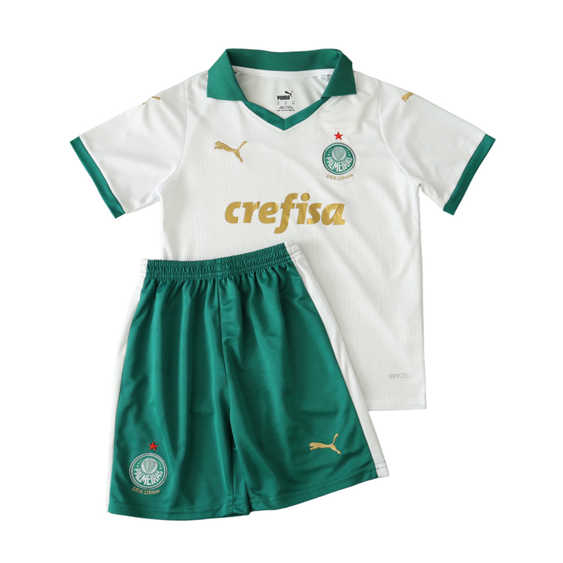 Trousse pour enfants Palmeiras II 24/25 - Blanc