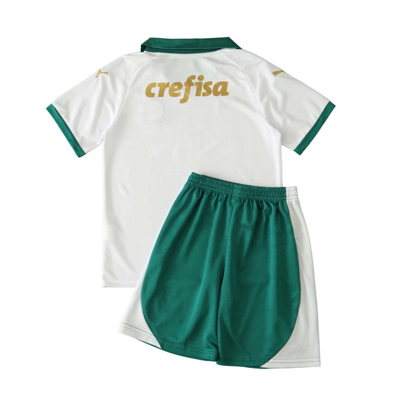 Trousse pour enfants Palmeiras II 24/25 - Blanc