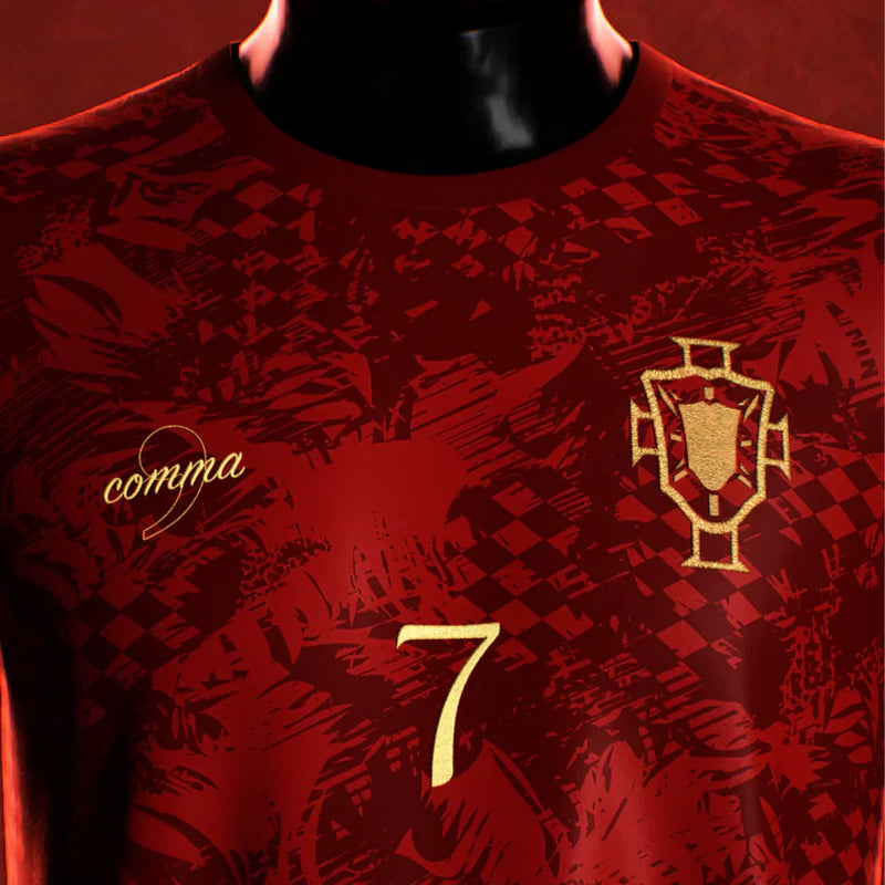 Maillot Sélection Portugal The Siu CR7 Euro 24/25 - Rouge