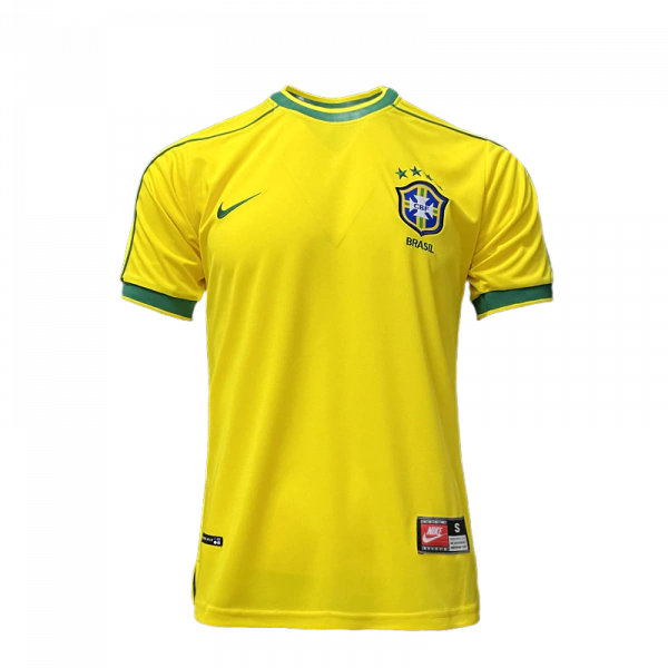 Maillot Sélection Brésil Rétro 1998 - Amarela