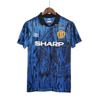 Maillot Manchester United  Rétro 92/93 - Bleu
