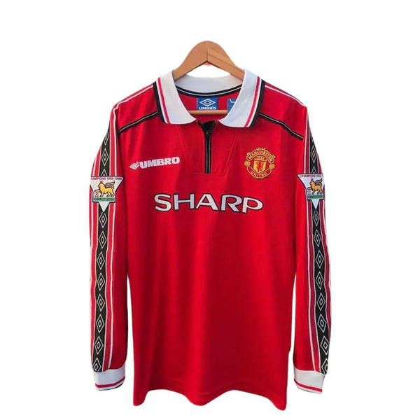 Maillot Manches longues Manchester United 98/99 - Rouge