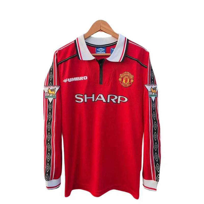 Maillot Manches longues Manchester United 98/99 - Rouge