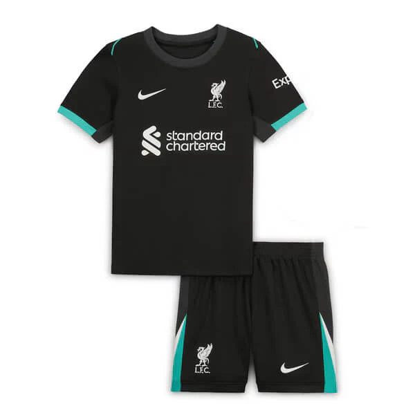 Trousse pour enfants Liverpool II 24/25 - Preto