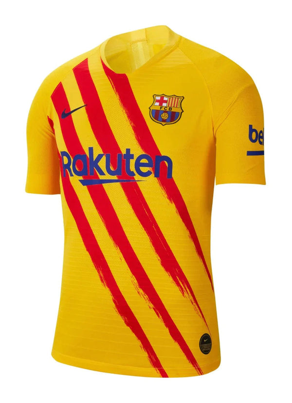 Maillot Barcelona Quatrième Rétro 2019/2020 - Jaune