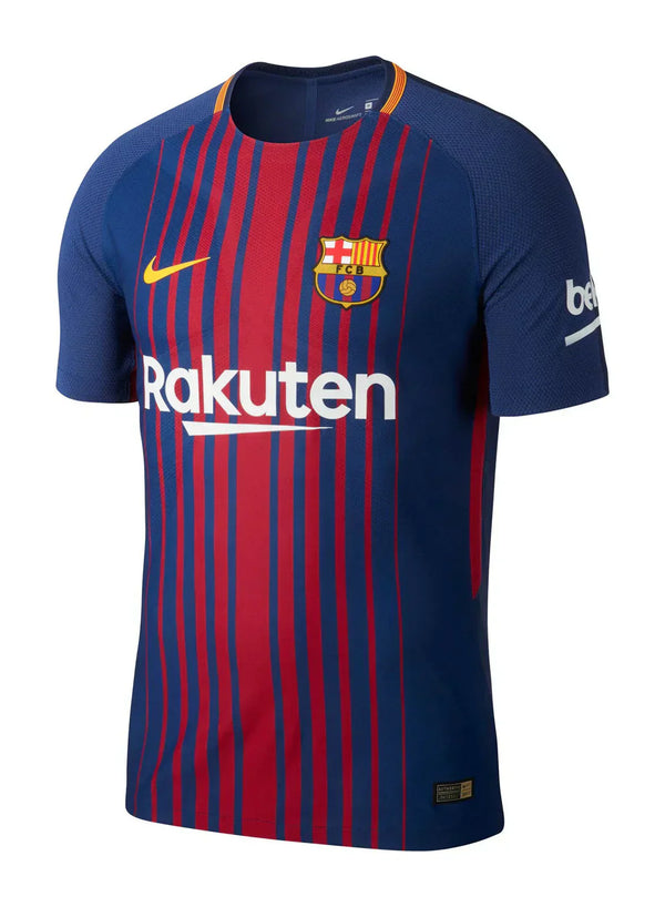 Maillot Barcelona I Rétro 17/18 - Bleu