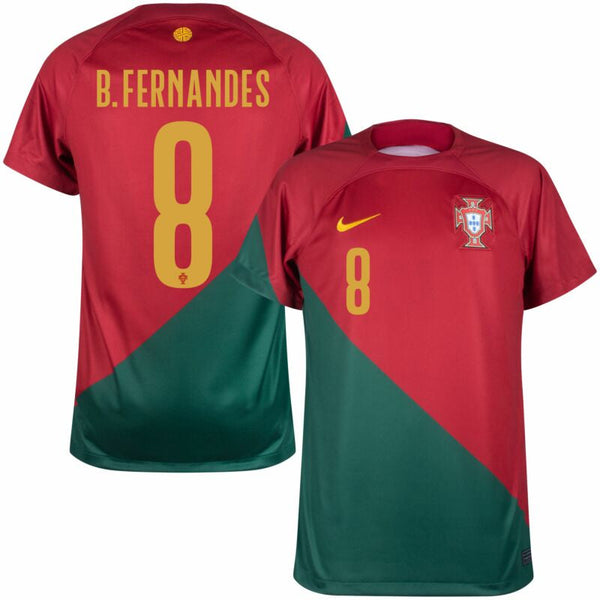 Maillot Portugal I 22/23 - Rouge - B. Fernandes #8