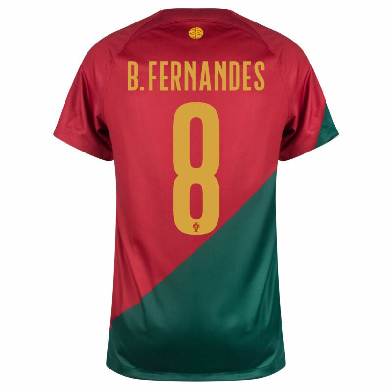 Maillot Portugal I 22/23 - Rouge - B. Fernandes