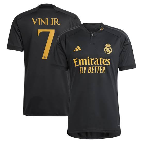 Maillot Real Madrid III [VINI JR #7] 23/24 - Preto