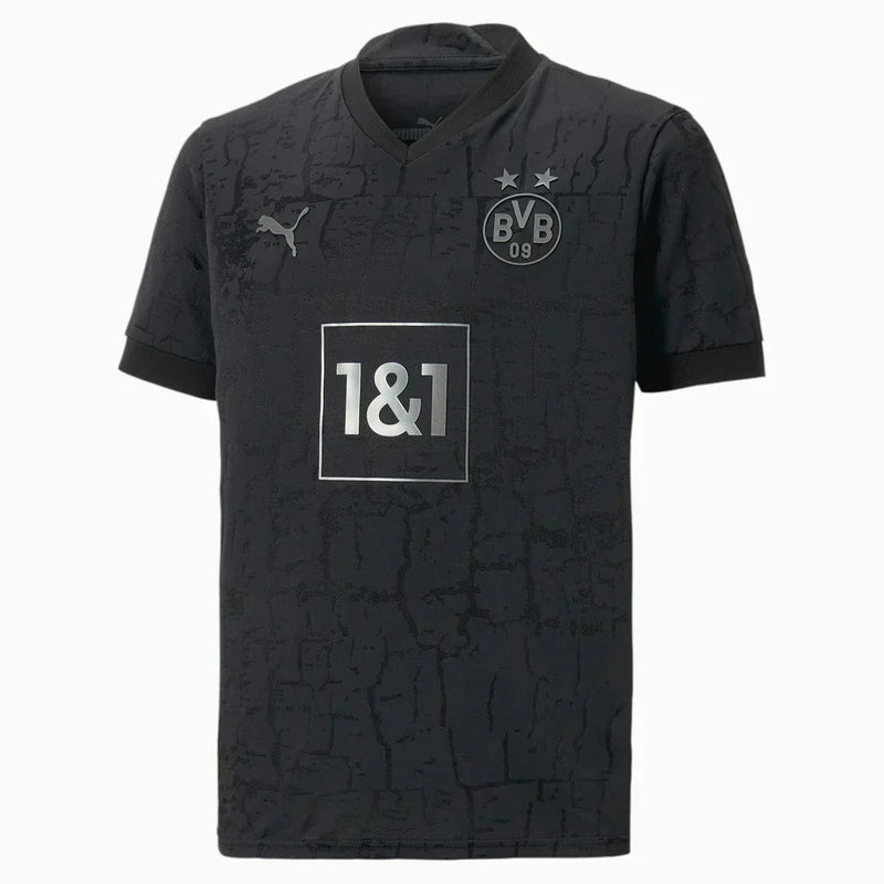 Maillot Borussia Dortmund Édition Charbon 2023 - Preto