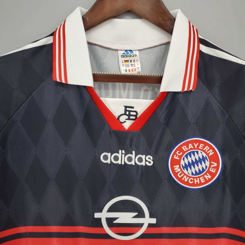 Maillot Bayern Rétro 1997/1999 - Noir et Rouge