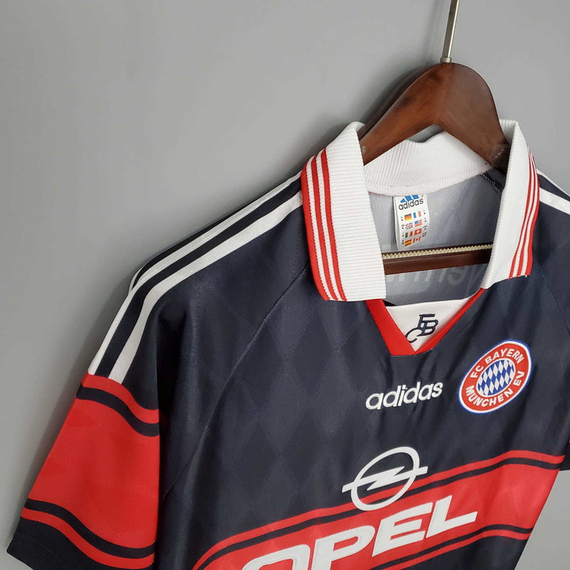 Maillot Bayern Rétro 1997/1999 - Noir et Rouge