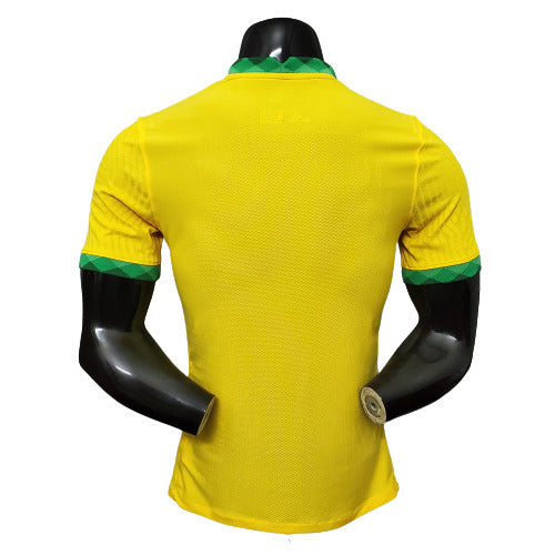 Maillot Brésil I 2021 - Amarela Masculin Joueur