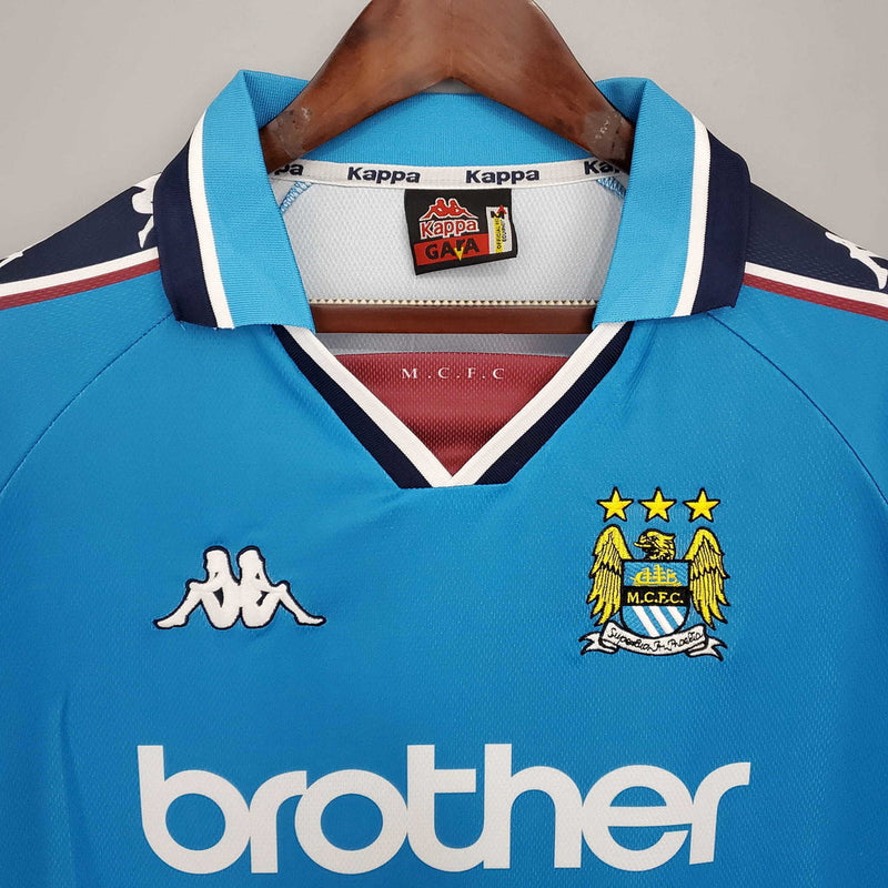 Maillot Manchester City Rétro 1997/1998 - Bleu