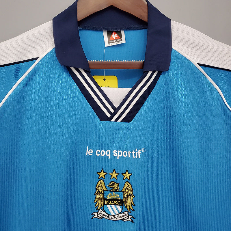 Maillot Manchester City Rétro 1999/2001 Bleu