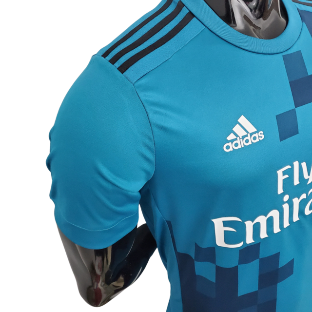 Maillot Real Madrid III 17/18 - Bleu Masculin Joueur