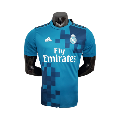 Maillot Real Madrid III 17/18 - Bleu Masculin Joueur