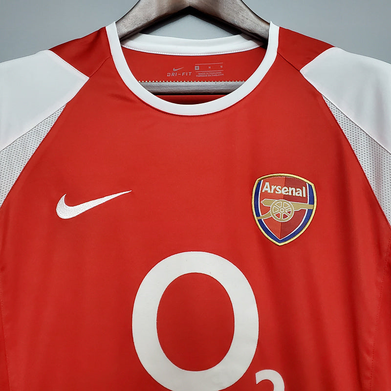 Maillot Arsenal Rétro 2002/2004 - Rouge