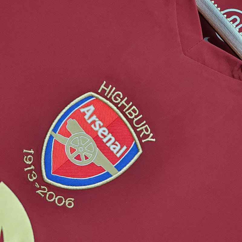 Maillot Arsenal Rétro 2005/2006 - Vin