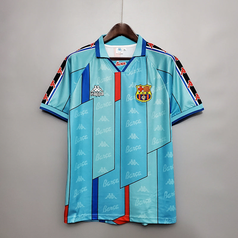 Maillot Barcelona Rétro 1996/1997 - Bleu Clara