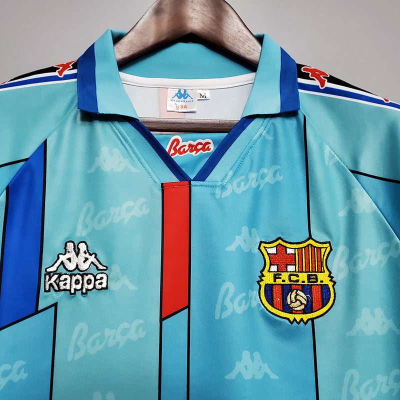 Maillot Barcelona Rétro 1996/1997 - Bleu Clara