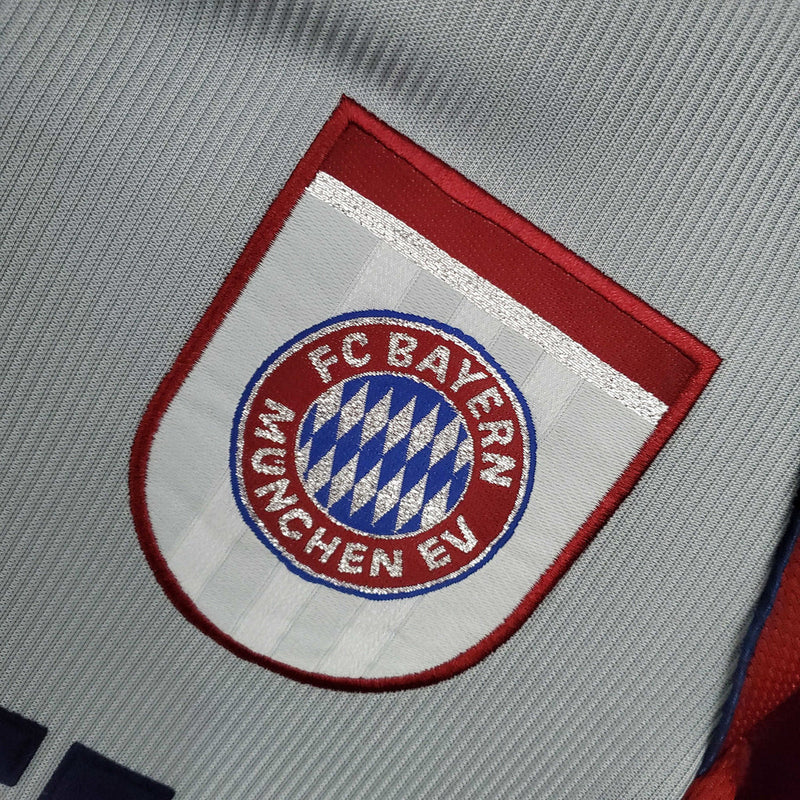 Maillot BayernMunique Rétro 1998/1999 - Rouge et Gris