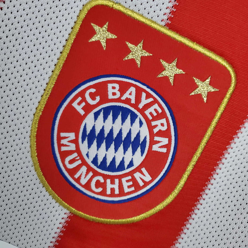 Maillot BayernMunique Rétro 2010/2011 - Rouge et Branca