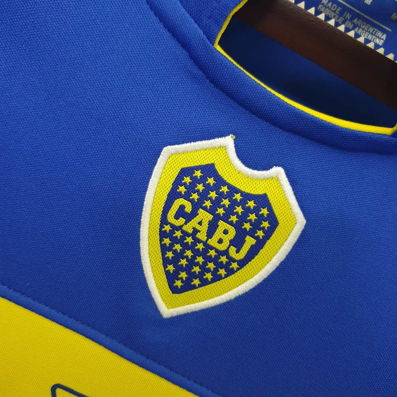 Maillot Boca Juniors Rétro 2005 Bleu et Amarela -