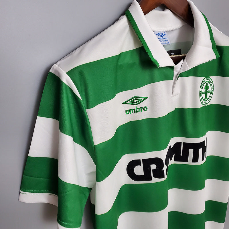 Maillot Celtic Rétro 1987/1989 - Vert et Branca