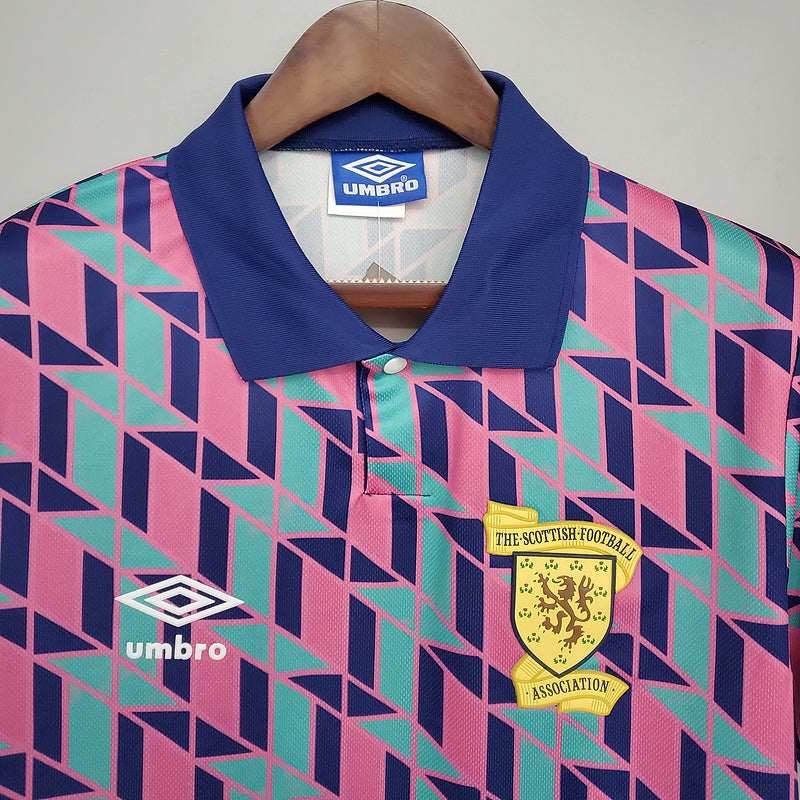 Maillot Écosse Rétro 1988/1989 Rose -