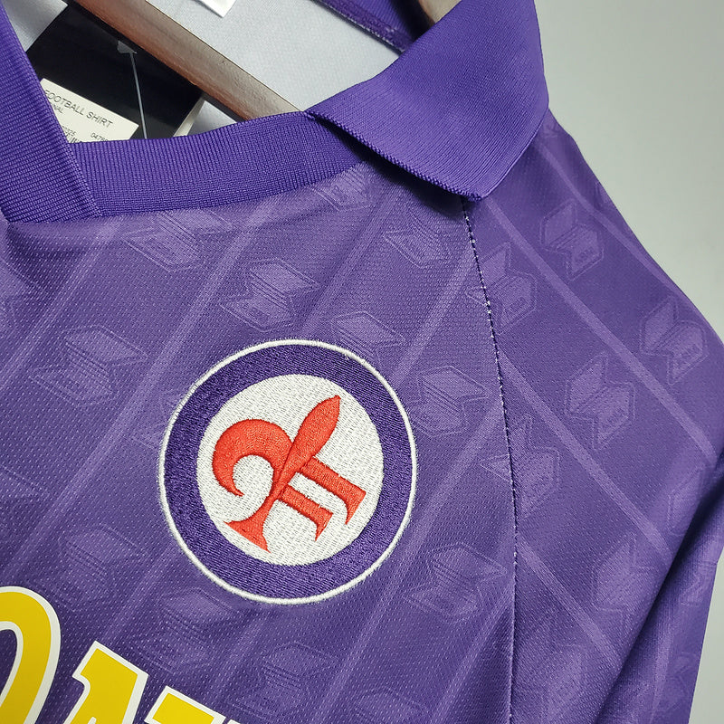 Maillot Fiorentina Rétro 1989/1990 Roxa - ABM