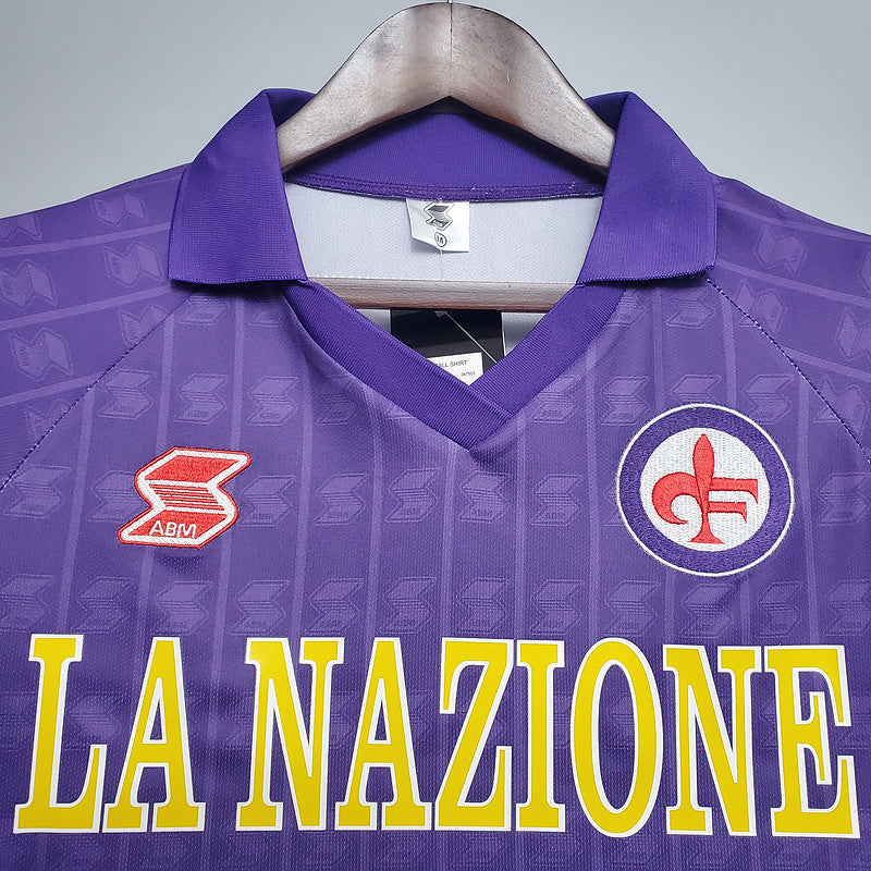 Maillot Fiorentina Rétro 1989/1990 Roxa - ABM