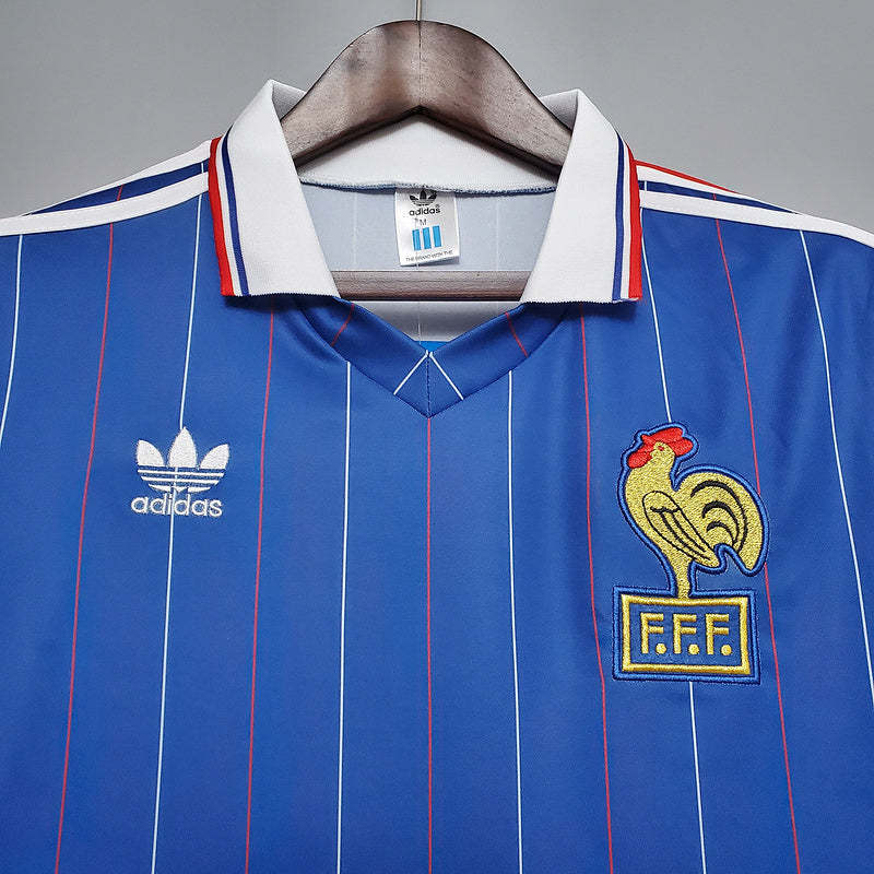 Maillot France Rétro 1982 - Bleu