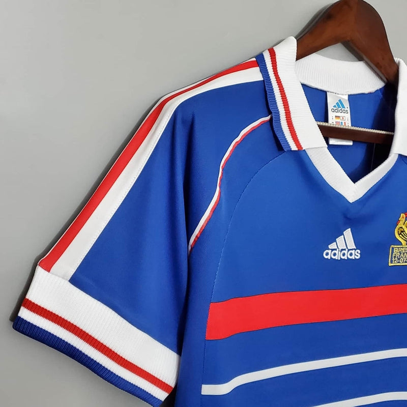 Maillot France Rétro 1998 - Bleu