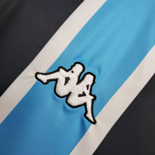 Maillot Grêmio Rétro 2000 Bleu et Noir -