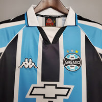 Maillot Grêmio Rétro 2000 Bleu et Noir -