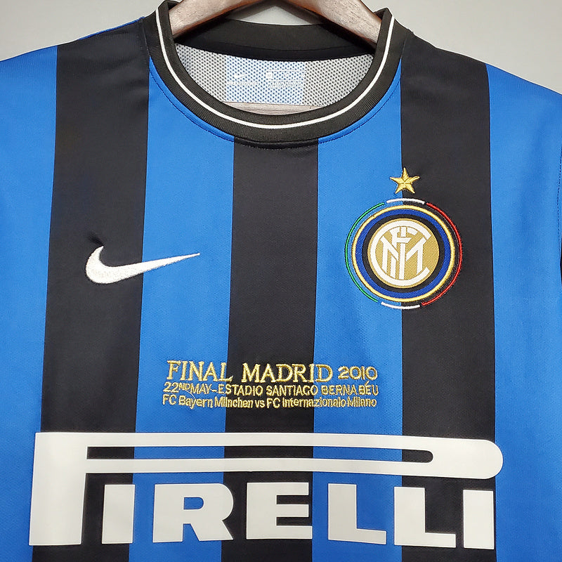 Maillot InterMilan Rétro 2010 - Bleu et Noir