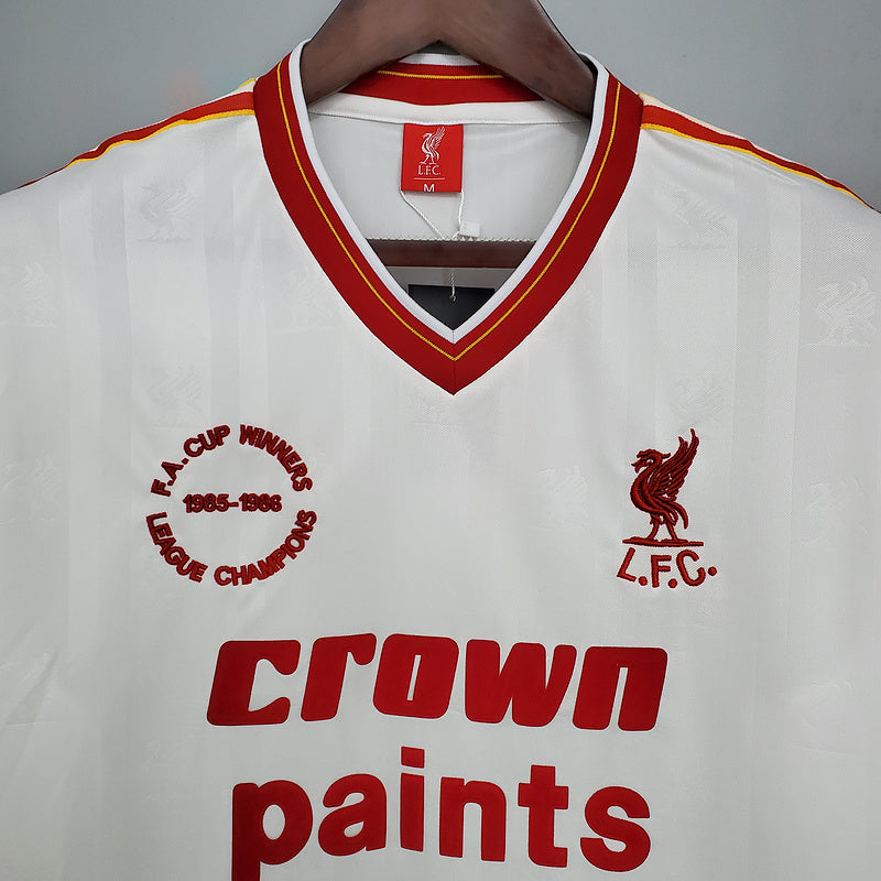 Maillot Liverpool Rétro 1985/1986 -  Branca