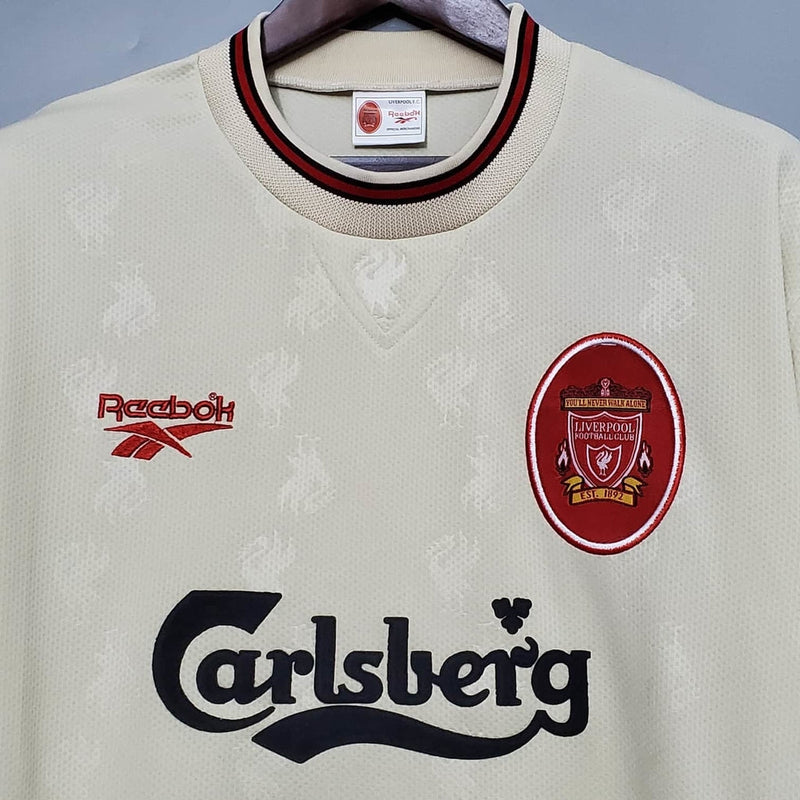 Maillot Liverpool Rétro 1996/1997 Branca - Reebok