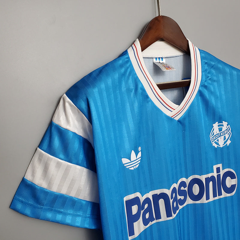 Maillot Marseille Rétro 1990 Bleu -