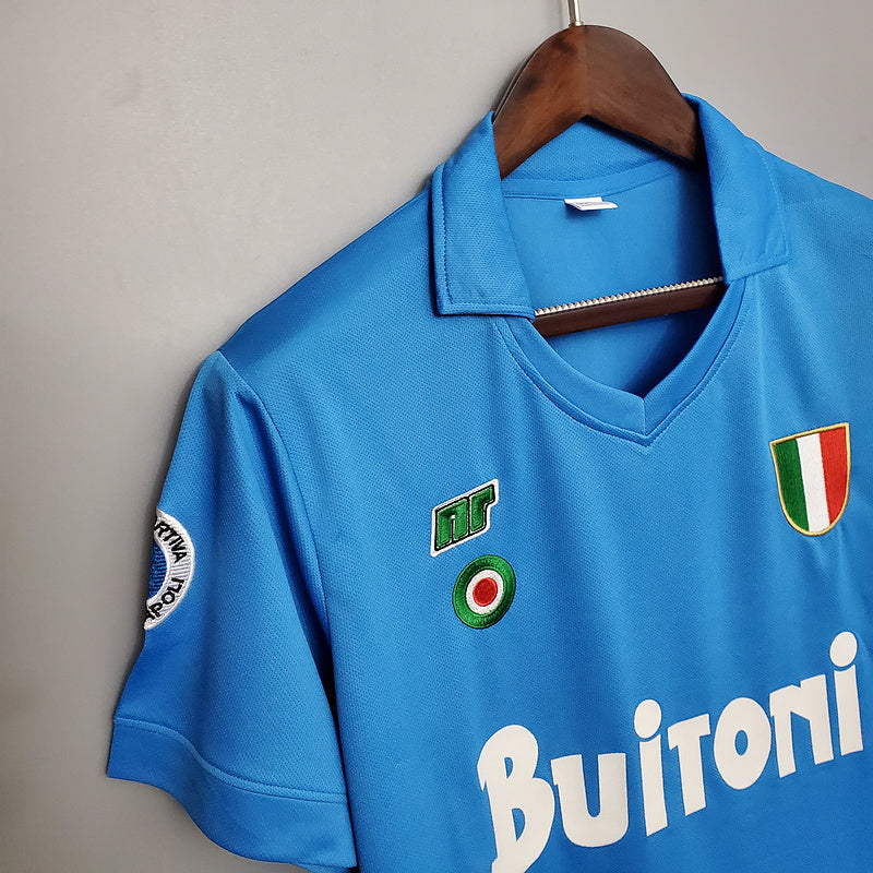 Maillot Napoli Rétro 1987/1988 - Bleu