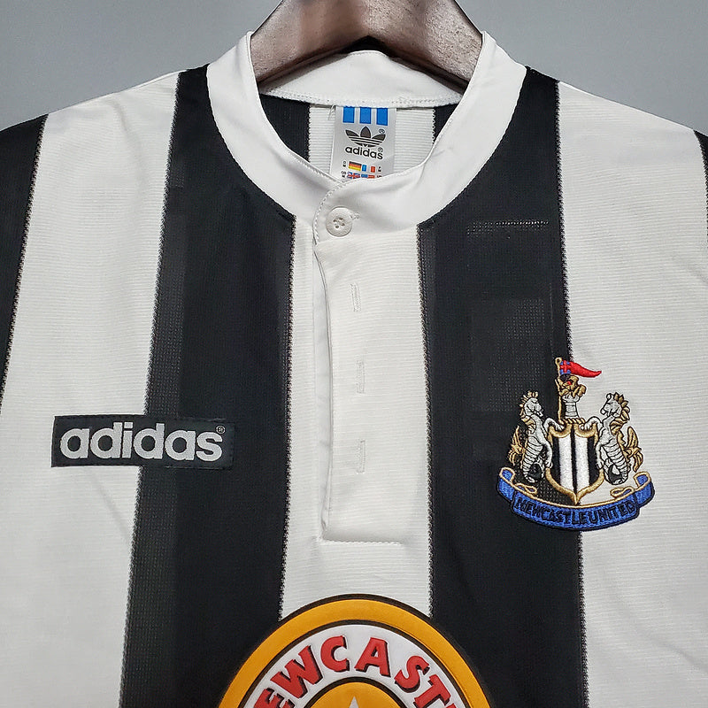 Maillot Newcastle Rétro 1995/1997 - Noir et Branca