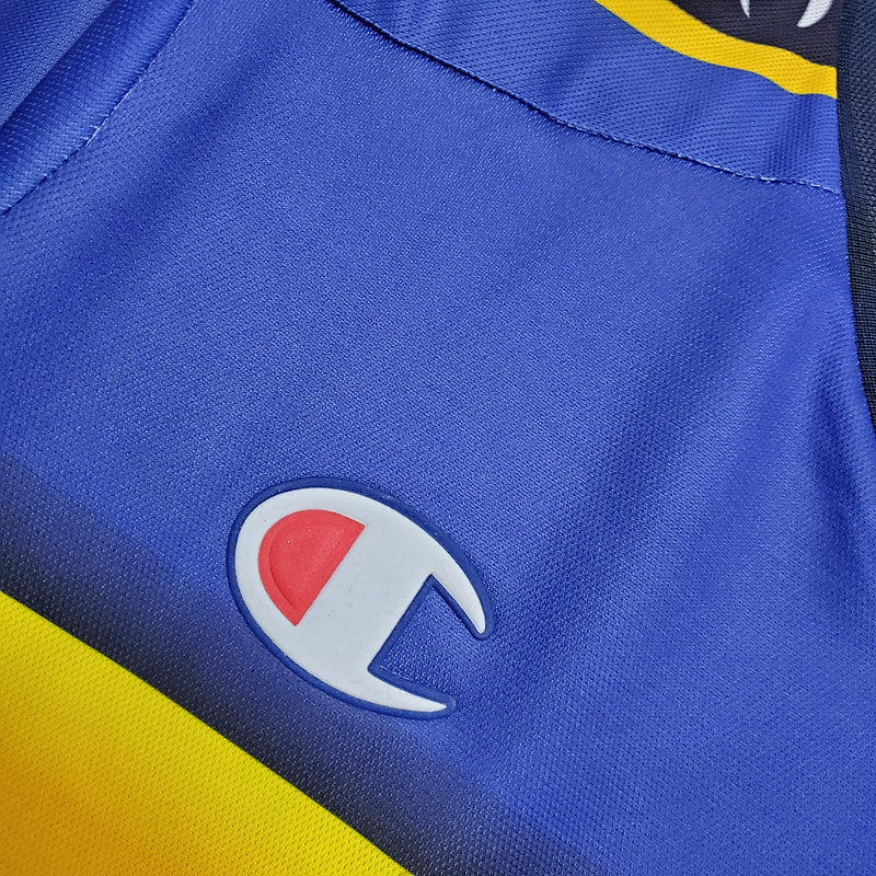 Maillot Parma Rétro 2001/2002 Bleu et Amarela - Champion