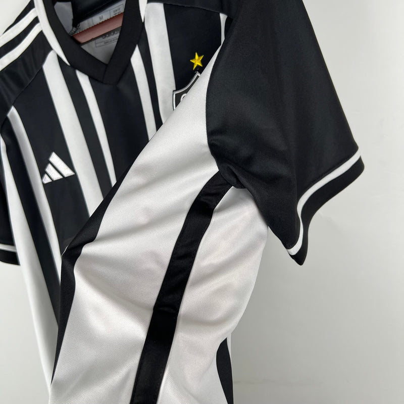 Maillot Atlético Mineiro I 23/24 - Preto et Branca