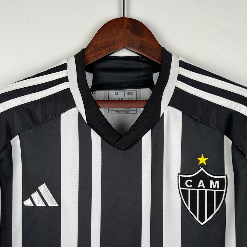 Maillot Atlético Mineiro I 23/24 - Preto et Branca