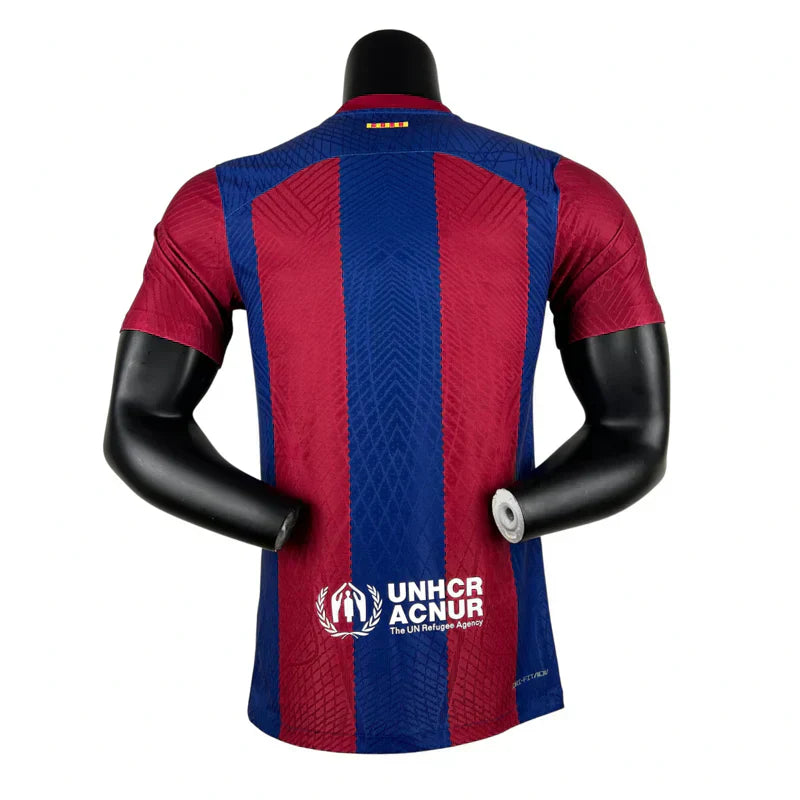 Maillot Barcelona I Joueur 23/24 - Bleu et Rouge