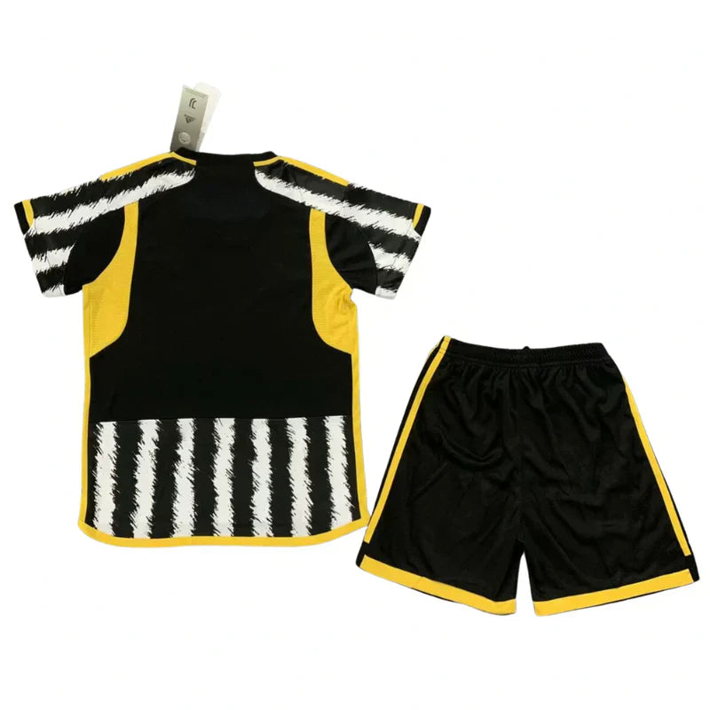 Trousse pour enfants Juventus I 23/24 - Preto, Blanc et Jaune